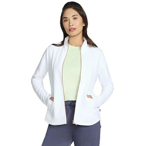 Skechers The Hoodless Hoodie GoWalk Shine Jacket JA78-WHT Białe L
