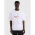 T-shirt oversize z nadrukiem męski 4F 4FRAW25TTSHM3257-10S