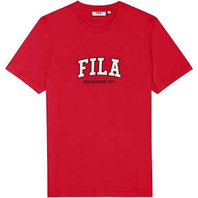 Koszulka męska Fila Rifredi czerwona FAM1219 30002 pánské Koszulka męska Fila Rifredi czerwona FAM1219 30002 pánské