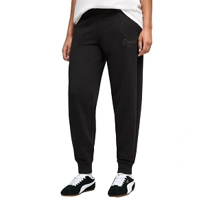 Spodnie damskie Puma ESS Script Comfort czarne 691763 01 dámské
