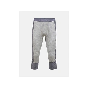 Spodnie Termiczne PEAK PERFORMANCE Magic 3/4 Long Johns Wool-blend Baselayer Men szary Spodnie Termiczne PEAK PERFORMANCE Magic 3/4 Long Johns Wool-blend Baselayer Men szary