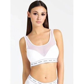 Wzmocniony bralet z żorżety O97C04JR04P H905 szary - Guess