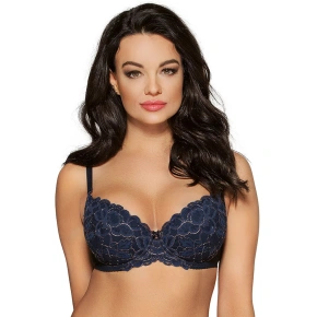 Biustonosz damski 1990 Casabella ciemnoniebieski - Ava