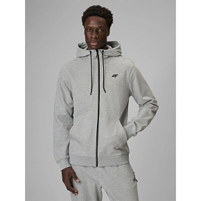 Bluza dresowa regular z kapturem męska 4F 4FRMM00TSWSM3058-27M pánské
