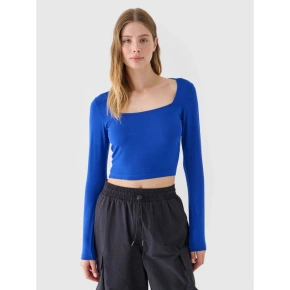 Longsleeve slim gładki damski 4F 4FRSS24TLONF499-36S Longsleeve slim gładki damski 4F 4FRSS24TLONF499-36S