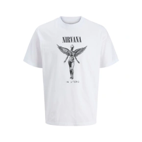 Jack&Jones koszulka t-shirt Nirvana JPRBLUNIRVANA SS TEE 12287521 BRIGHT WHITE Jack&Jones koszulka t-shirt Nirvana JPRBLUNIRVANA SS TEE 12287521 BRIGHT WHITE
