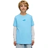 Puma ESS Small No.1 Logo Centered Tee niebieski 692975 45 dzieci tričko