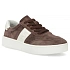 Skórzane półbuty sneakersy damskie na platformie brązowe Filippo DP7533 dámské