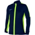Męska bluza piłkarska Academy 23 M DR1681-452 Granatowy z neonowym żółtym - Nike