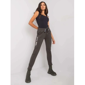 Damskie spodnie dresowe RV DR 7071.20 Ciemny khaki - FPrice