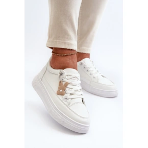 Dámské sportovní boty na platformě 13613 Bílá - VINCEZA