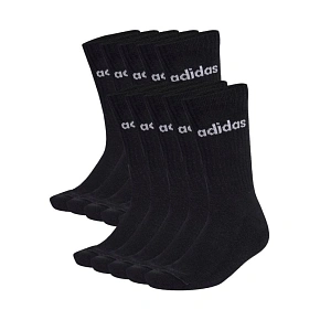 Skarpety adidas Cushioned Linear Crew 10 par czarne KF9092 Skarpety adidas Cushioned Linear Crew 10 par czarne KF9092