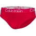 Majtki damskie z wysokim stanem QF6718E - XMK - Czerwony - Calvin Klein