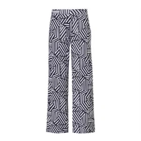 Spodnie plażowe damskie 56221-228-7 niebiesko-białe - Pastunette