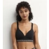 Biustonosz damski D0DCP ICONS PADDED SEAMLESS BRA Black - DIM