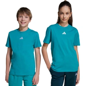 Koszulka dziecięca adidas Essentials 160 zielona JW0005 Koszulka dziecięca adidas Essentials 160 zielona JW0005
