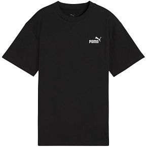 Koszulka dla dzieci Puma ESS Small No.1 Logo Relaxed Tee czarna 684920 01 Koszulka dla dzieci Puma ESS Small No.1 Logo Relaxed Tee czarna 684920 01