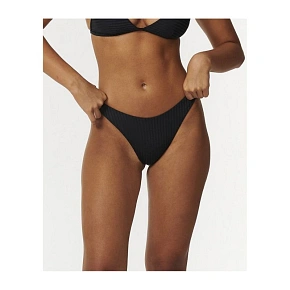 Majtki kąpielowe RIP CURL Premium Surf Hi Leg Skimpy czarne Majtki kąpielowe RIP CURL Premium Surf Hi Leg Skimpy czarne