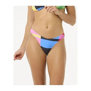 Majtki kąpielowe RIP CURL Las Dalias High Leg Cheeky turkusowe Majtki kąpielowe RIP CURL Las Dalias High Leg Cheeky turkusowe
