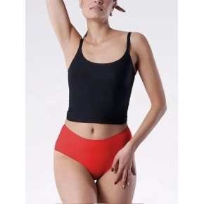 Majtki damskie Simple Brasil Maxi w kolorze czerwonym - Julimex