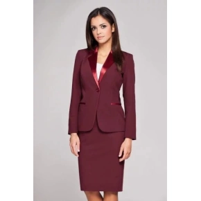 Kurtka damska M154 bordowa - Figl