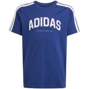 Koszulka dla dzieci adidas Codes Collegiate Graphic Tee granatowa JL6138 Koszulka dla dzieci adidas Codes Collegiate Graphic Tee granatowa JL6138