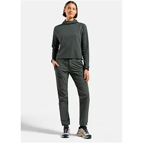 Bluza z kapturem Odlo Mid layer hoody CUBIC zielona dámské