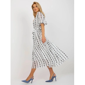 Sukienka damska LK SK 508963 1.38 Biały z czarnym - Lakerta