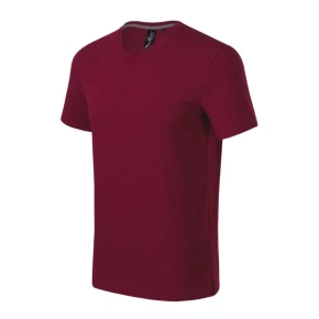 Koszulka Malfini Action V-neck M MLI-70086 garnet pánské