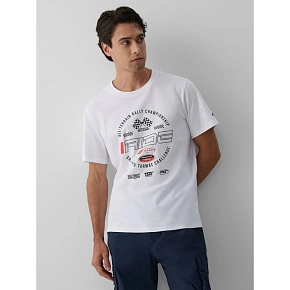 T-shirt regular z nadrukiem męski 4F 4FRAW26TTSHM4470-10S T-shirt regular z nadrukiem męski 4F 4FRAW26TTSHM4470-10S