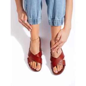 Skarpety damskie SK-080BR brązowe - Sergio