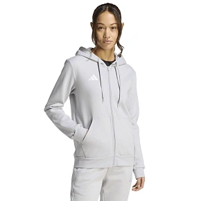 Bluza damska adidas Entrada 26 Full Zip Hoodie szara KF5936