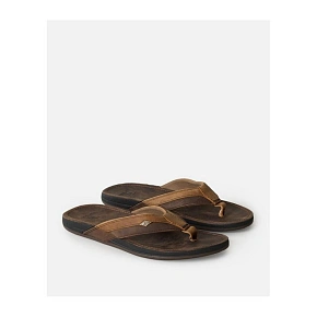 Japonki plażowe RIP CURL Bell.S Leather Open Toe brązowe Japonki plażowe RIP CURL Bell.S Leather Open Toe brązowe