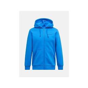 Bluza męska PEAK PERFORMANCE M Original Small Logo Zip Hood kolor niebieski pánské Bluza męska PEAK PERFORMANCE M Original Small Logo Zip Hood kolor niebieski pánské