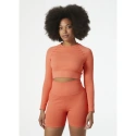 Damska koszulka Allure Seamless Crop Top Ls W 53939 284 - Helly Hansen
