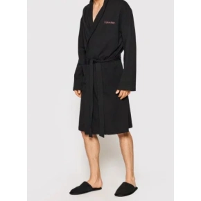 Szlafrok męski - NM2237A - UB1 - czarny - Calvin Klein