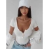 Body damskie 277673 ecru - Ola Voga