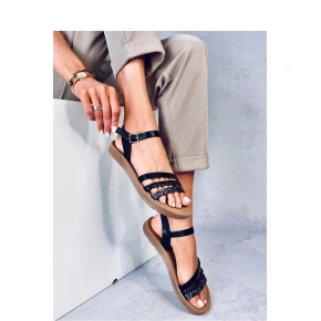 Sandały damskie 2107 model 181883 czarne - Inello