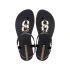 Ipanema Sandal Class andały japonki damskie modne czarne ze złotym dámské