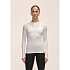 Koszulka damska Casall Maze Long Sleeve biały