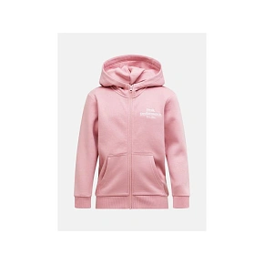Bluza juniorska PEAK PERFORMANCE Jr Original Small Logo Hood kolor różowy Bluza juniorska PEAK PERFORMANCE Jr Original Small Logo Hood kolor różowy