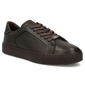 Skórzane półbuty męskie sneakersy brązowe Filippo MP8274