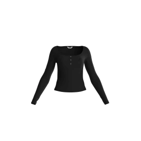 T-shirt damski O3BP01KBXB - JBLK czarny - Guess