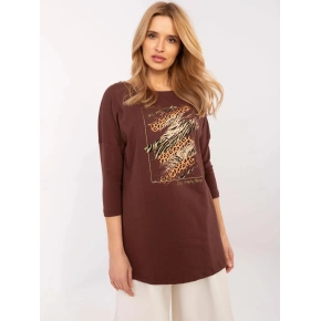 Dámská halenka CLM BZ 0052.37 Hnědá - Calimera