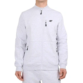 Bluza męska 4F M2547 chłodny jasny szary melanż 4FWMM00TSWSM2547 27M pánské