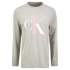 T-shirt męski NM2017E PGK szary - Calvin Klein