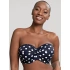 Damski strój kąpielowy Anya Riva Spot Bandeau Navy/Vanilla Top SW1453 - Panache