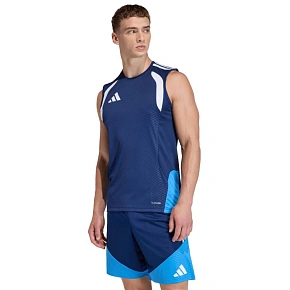 Koszulka męska adidas Tiro 26 Competition Sleeveless Jersey granatowa JY6433 pánské Koszulka męska adidas Tiro 26 Competition Sleeveless Jersey granatowa JY6433 pánské