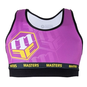Top damski krótki MASTERS KICKGIRL VIOLET