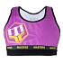 Top damski krótki MASTERS KICKGIRL VIOLET